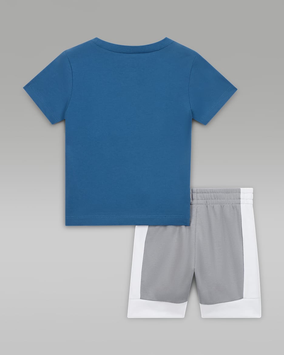 Jordan Galaxy Baby 12 24M French Terry Shorts Set. Nike